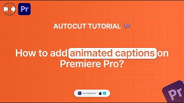 AutoCaptions Tutorial - How to add word-by-word captions on Premiere Pro