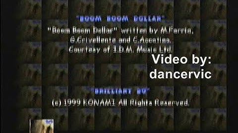 credits - "DDR USA" (PS USA)