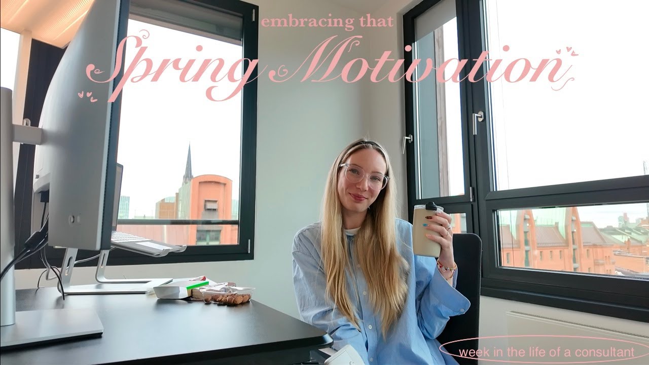 🌷Spring Motivation, Closet Declutter & Iced Matcha🌷 | Week in the Life of a Consultant