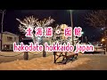 函館・冬の夜 Japan Hokkaido Hakodate Winter Night Scenery 2020.02