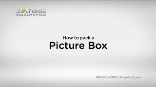 How to pack a Picture Box when moving