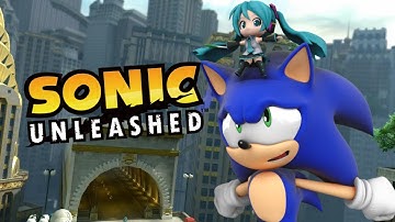 SONIC AND MIKU PLAYS SONIC UNLEASHED PART 7 MIKU JOINS IN!