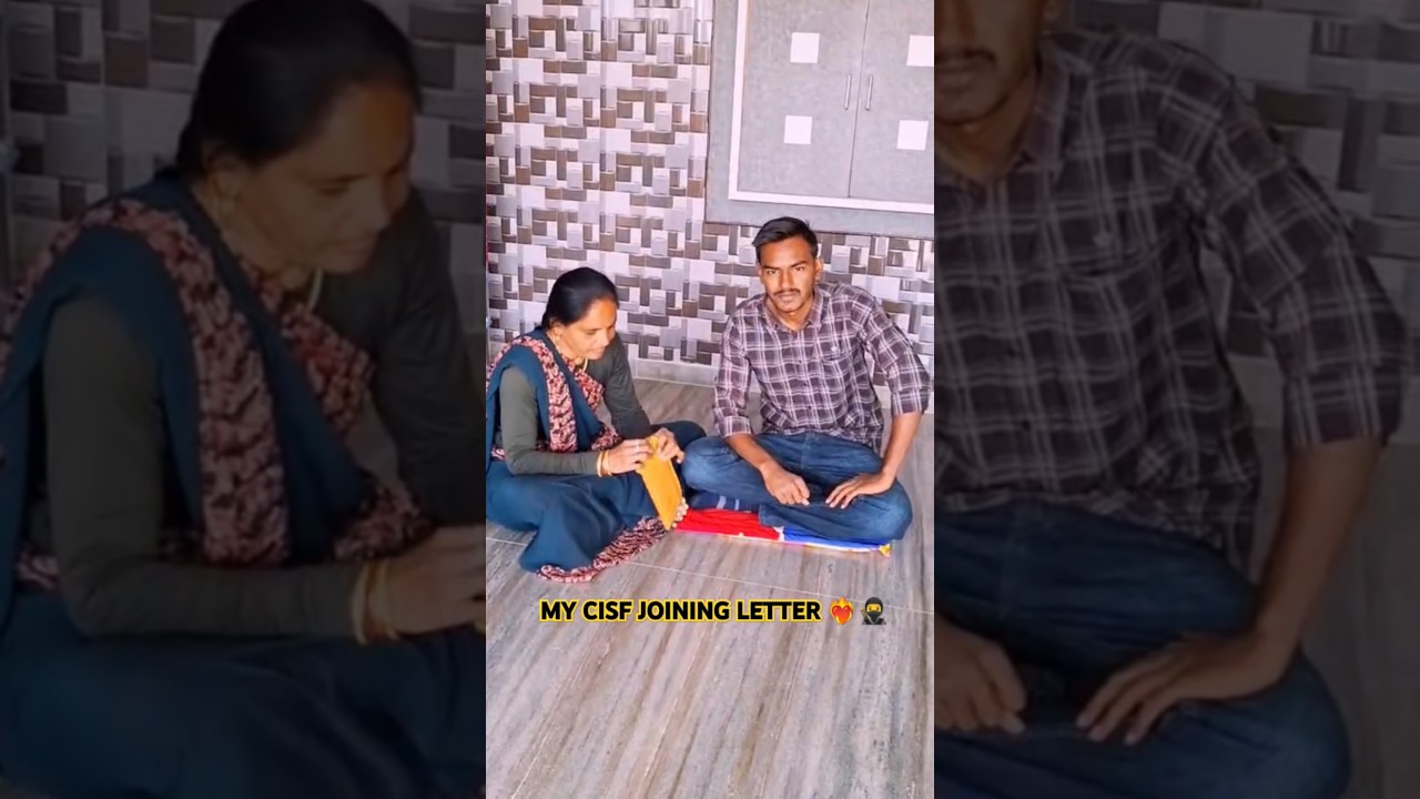 MY CISF JOINING LETTER ❤️‍🔥🥷 