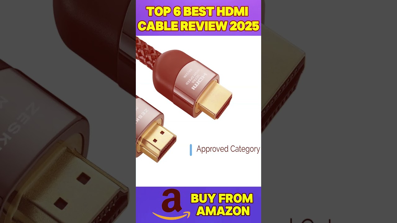 The Ultimate Guide to the Top 6 Best HDMI Cable Review 2025! 