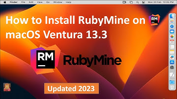 How to Install RubyMine on macOS Ventura 13.3