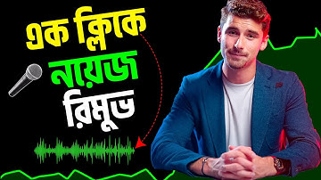 নয়েজ ছাড়া প্রফেশনাল অডিও || How to Remove Background Noise From Audio || Remove Background  Noise
