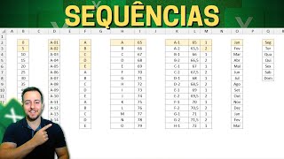 Sequences with Letters in Excel | Numerical Sequences, Codes, IDs, etc...