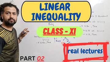LINEAR INEQUALITY CLASS 11th | RD SHARMA  ex.15.1 | NCERT misc. | PART2 #linearinequalities