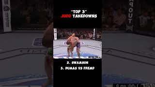 Top 3 Judo takedowns II #ufc #mma #shorts