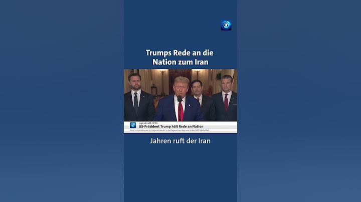 US-Präsident Trump erklärt den Angriff auf den Iran. #tagesschau #trump #iran #usa
