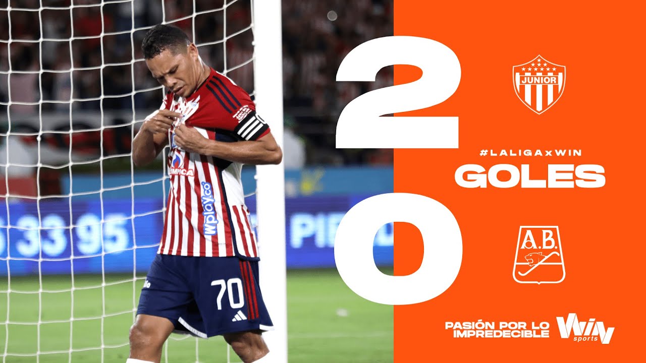 Junior vs. Bucaramanga (goles) - Liga BetPlay Dimayor 2024- 1 - Fecha 1