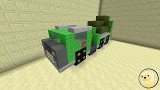 Minecraft - How To Build Transformers G1 Mixmaster!