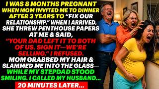 My Mom Slammed Me Into Glass While I Was 8 Months Pregnant 20 Minutes Later