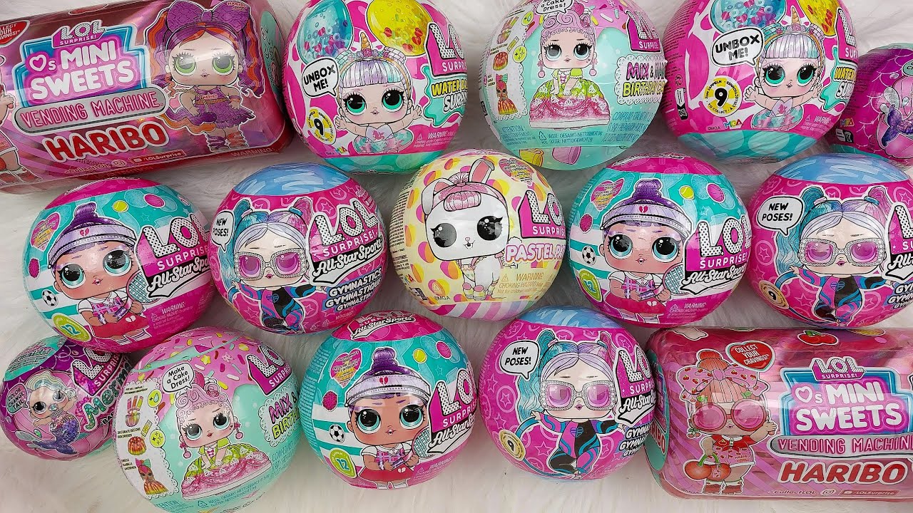 MYSTERY SURPRISE TOYS LOL Doll Relaxing 60 minutes of ASMR unboxing sounds NO TALKING