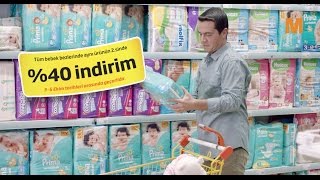 Tüm Bebek Bezlerinde Aynı Ürünün 2. Si %40 İndirimli