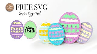 FREE SVG EASTER EGG CARD  - ASSEMBLY TUTORIAL