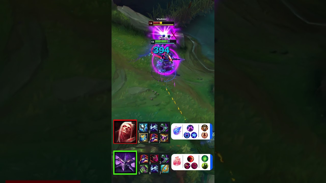 Kassadin vs Vladimir LEVEL 18 – Full Build, Insane Healing vs Infinite Mobility! Who Wins? 🤯