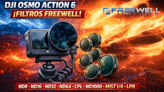 LOS MEJORES ‼️  Filtros Freewell para tu ACTION 6 También Para La LENTE Macro  📷⚫️🔥🔥