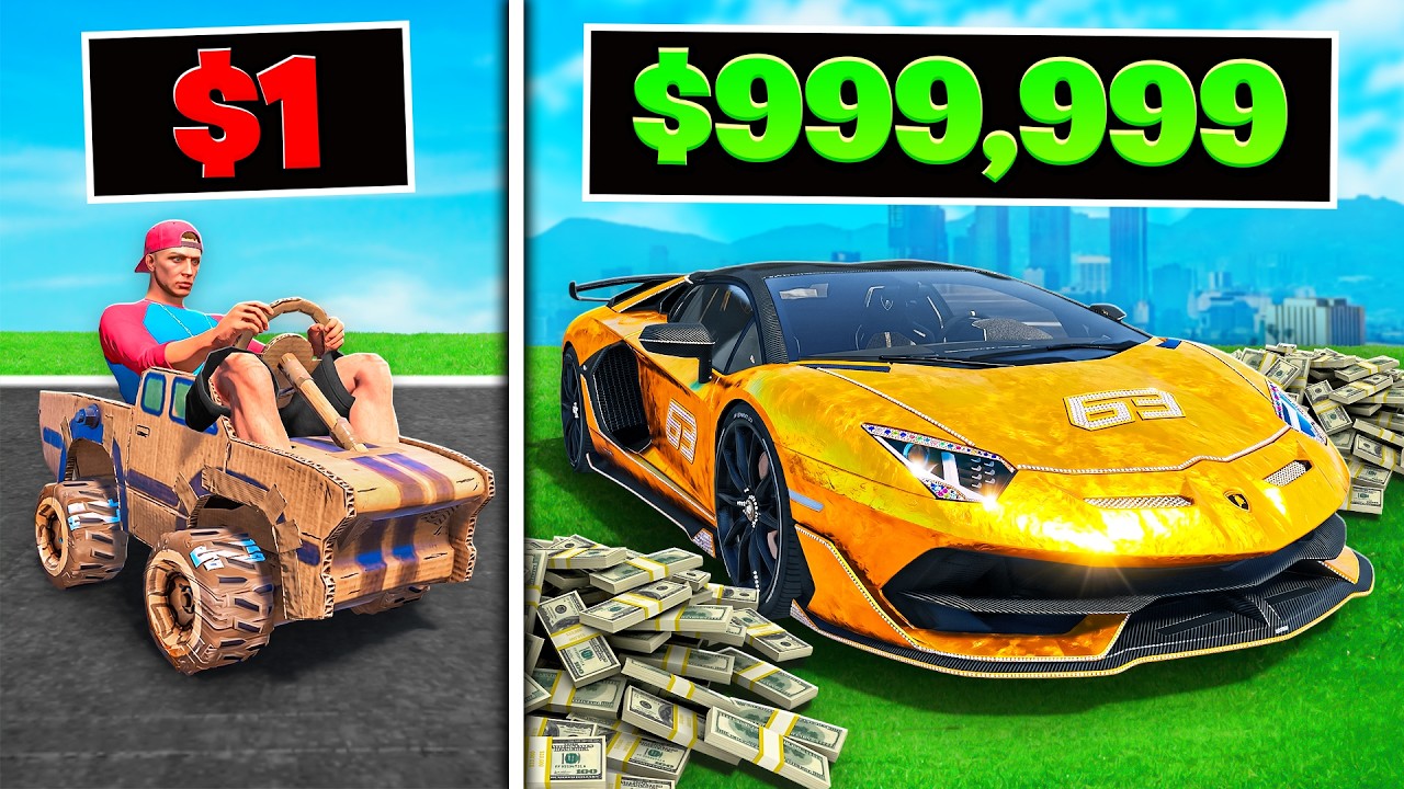 Jede Minute +1.000.000$ TEUERES AUTO in GTA 5!