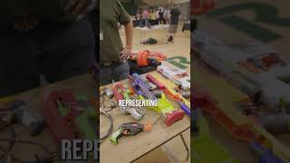 @MisterNathan shows off his blaster integration work and how to make them! #Ragnarocktoberfest2023