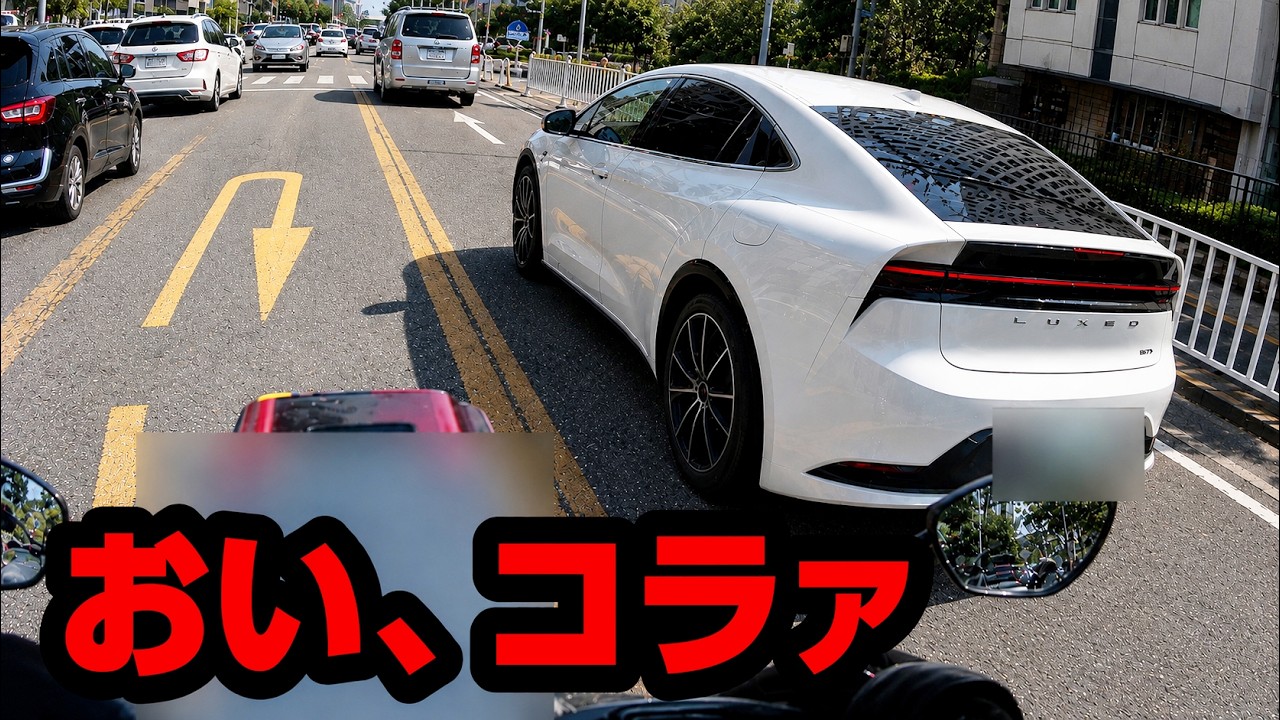 視聴者が煽り運転の犯人を見つけたんで緊急確保しました!! ドラレコ映像が全国に拡散