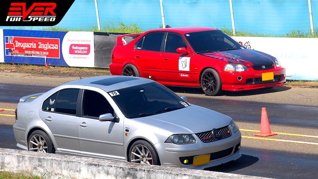 Civic TURBO VW Jetta GLI Ford Mustang DRAG RACING 15 Seg civic-turbo-vw-jetta-gli-ford-mustang-drag-racing-15-seg