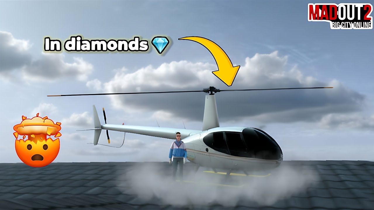 Spending Diamonds to Get the NEW HELICOPTER in MadOut2! | Hindi | 
