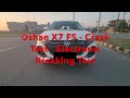 Oshan X7 FS - Crash test - Emergency break test
