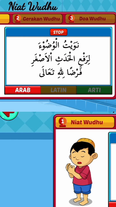 Bacaan Niat berwudhu