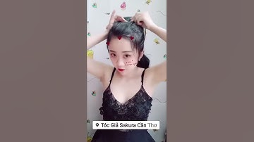 Hướng dẫn tạo kiểu tóc nhanh với " Tóc giả cột đuôi  + Mái thưa tóc thật" | Tóc giả Sakura Cần Thơ.