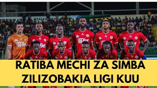 Ratiba mechi za Simba Zilizobaki Ligi Kuu NBC 2023/2024