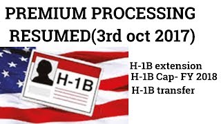 Premium processing Resumed for all H-1B