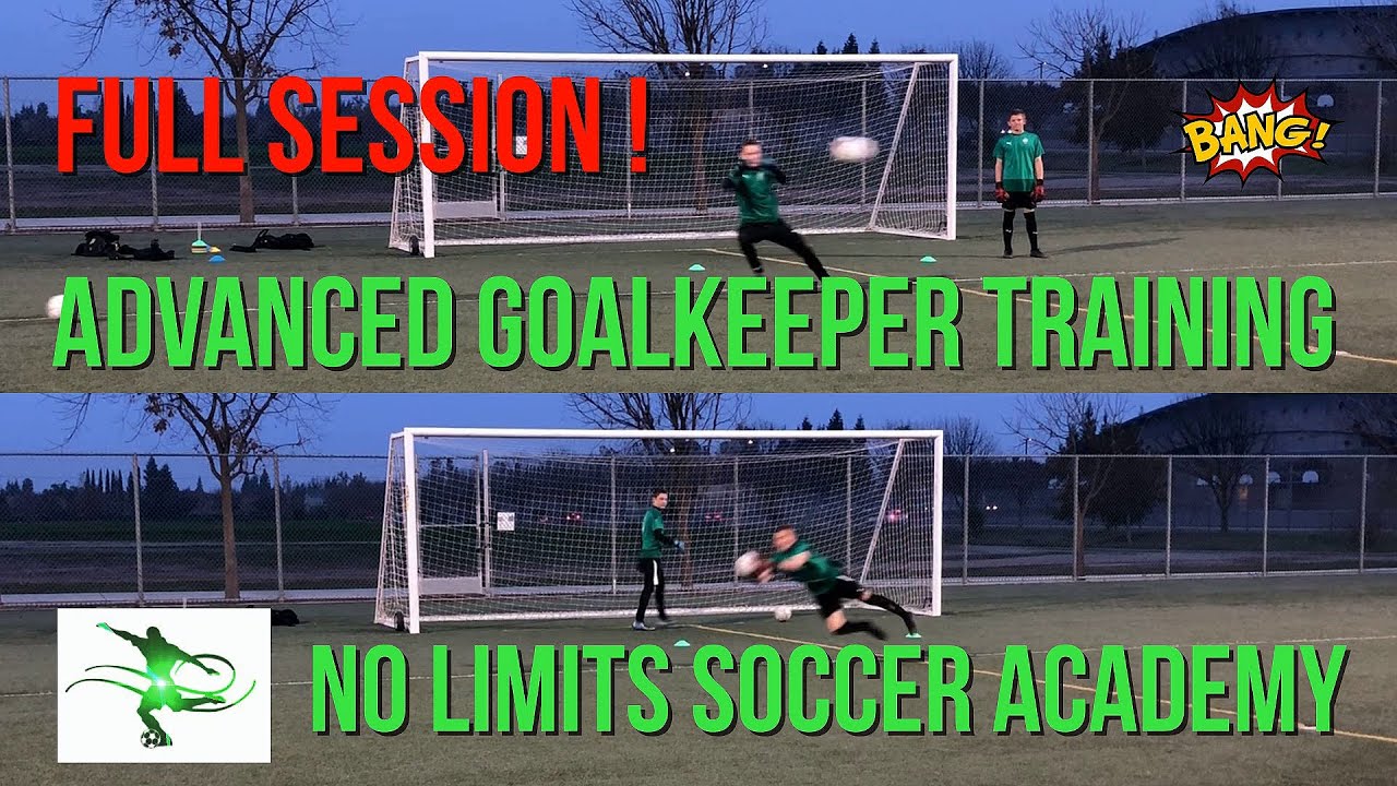 Soccer Goalkeeper Training ADVANCED SENIOR SESSION YouTube