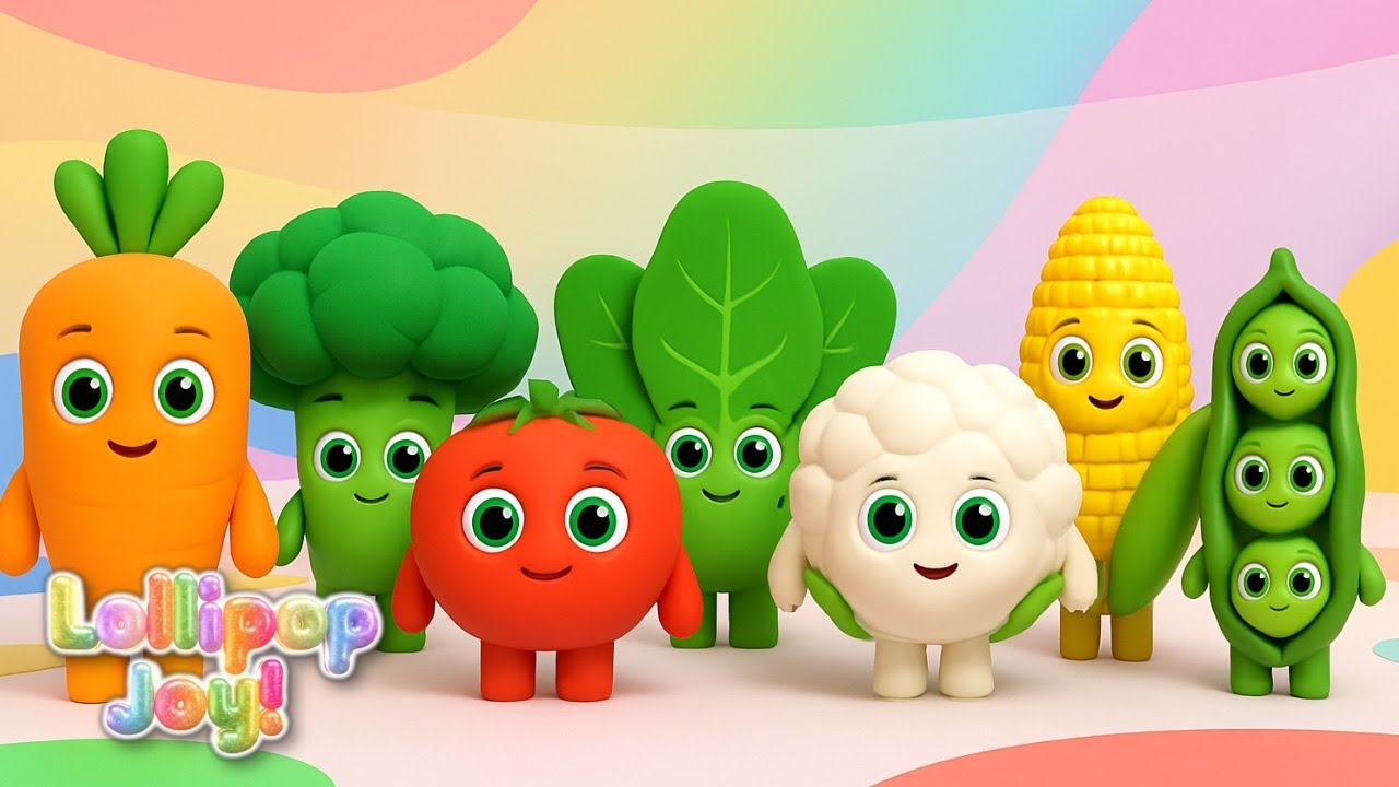 Veggie Song for Kids | Learn Vegetables | Lollipop Joy