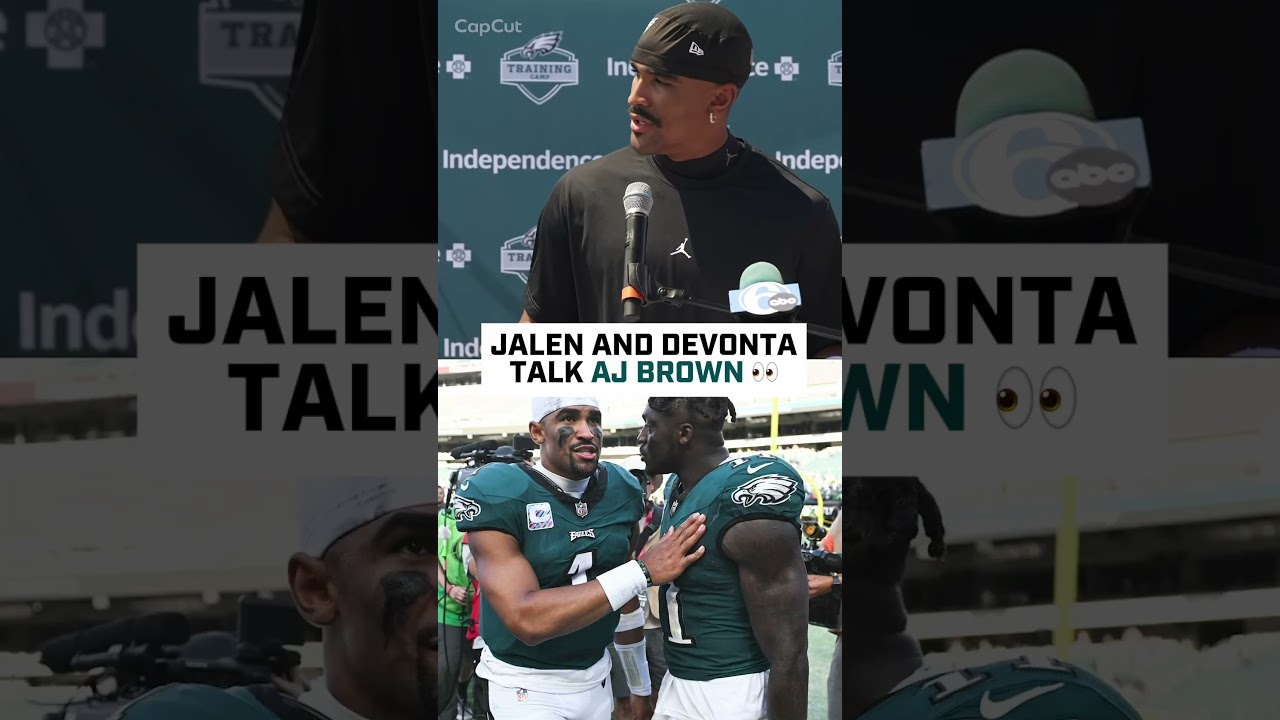Jalen and Devonta on AJ Brown 👀