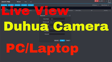 Cctv Camera Dvr Dahua Online View Laptop \ PC