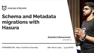 Schema and Metadata migrations with Hasura