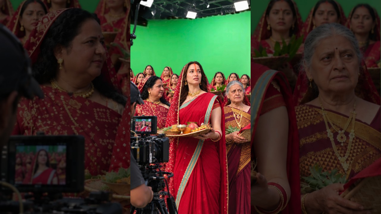 The Vvaan Movie Behind the Scenes | Chhathi Maiya Song Shooting | The Vvaan Movie #movie #shorts