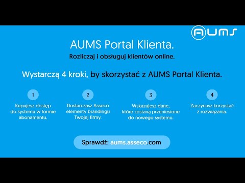 AUMS Portal Klienta - 4 kroki