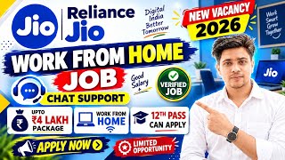 Jio Work From Home Jobs 2026 | Online Jobs At Home | WFH Jobs | Verified Remote Jobs For 12th Pass