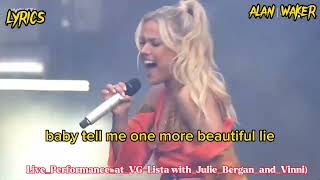 K-391 & Alan Walker - Ignite (Live Performance at VG-Lista with Julie Bergan and Vinni) lyrics 🎤