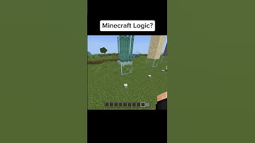 Minecraft Logic?🤔🤯 #minecraft #logic #shorts
