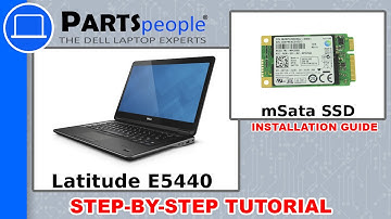 Dell Latitude E5440 mSata Solid State Drive How-To Video Tutorial