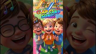 Clap Clap Kids Song 👏 | Fun Learning Nursery Rhymes 🎶 #shorts