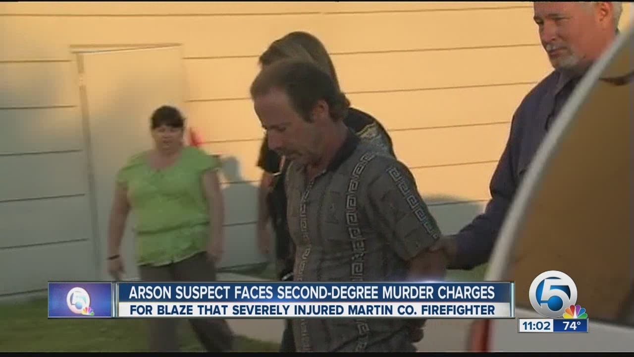 Arson suspect faces second-degree murder charges - YouTube