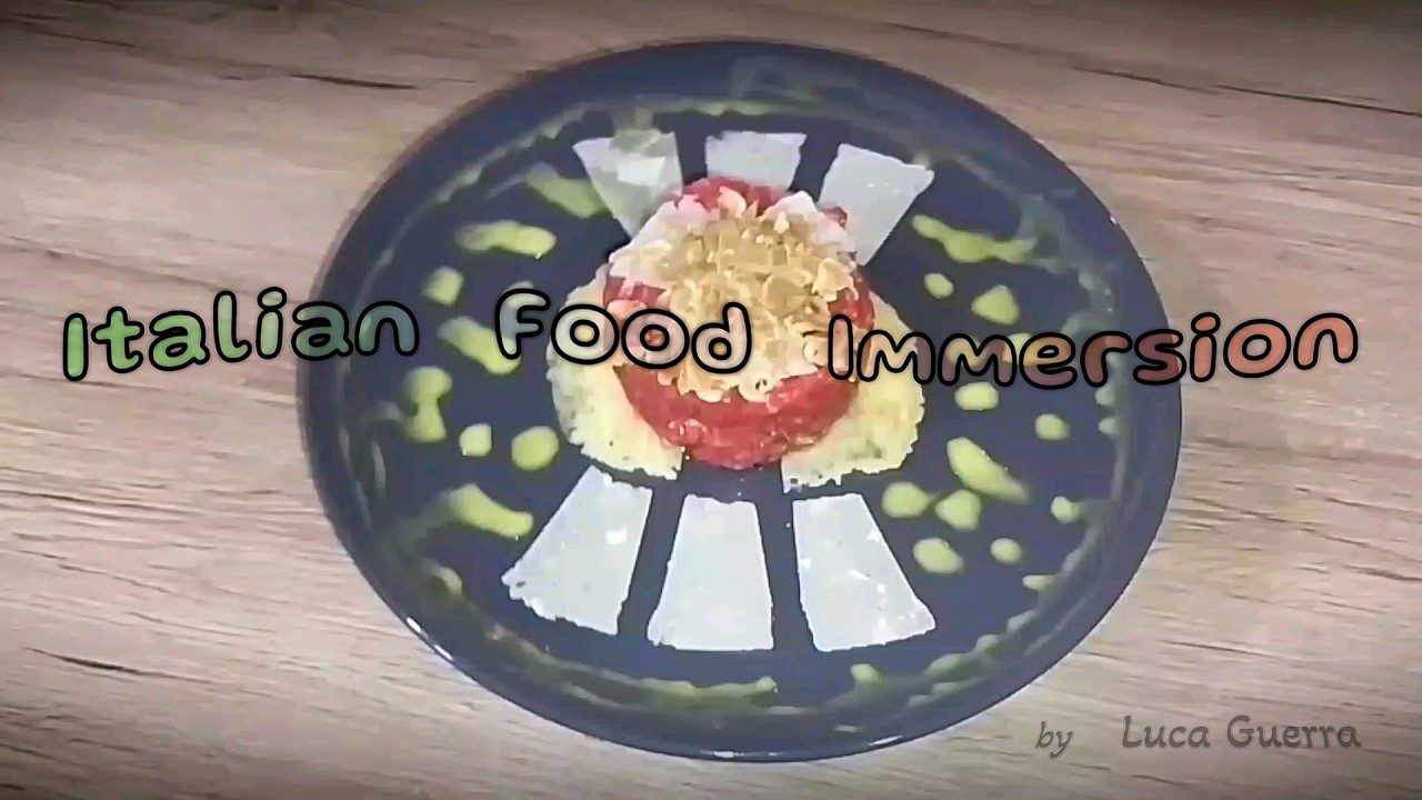 Tartare di carne al tartufo bianco di Alba con Grana Padano e crema di uovo