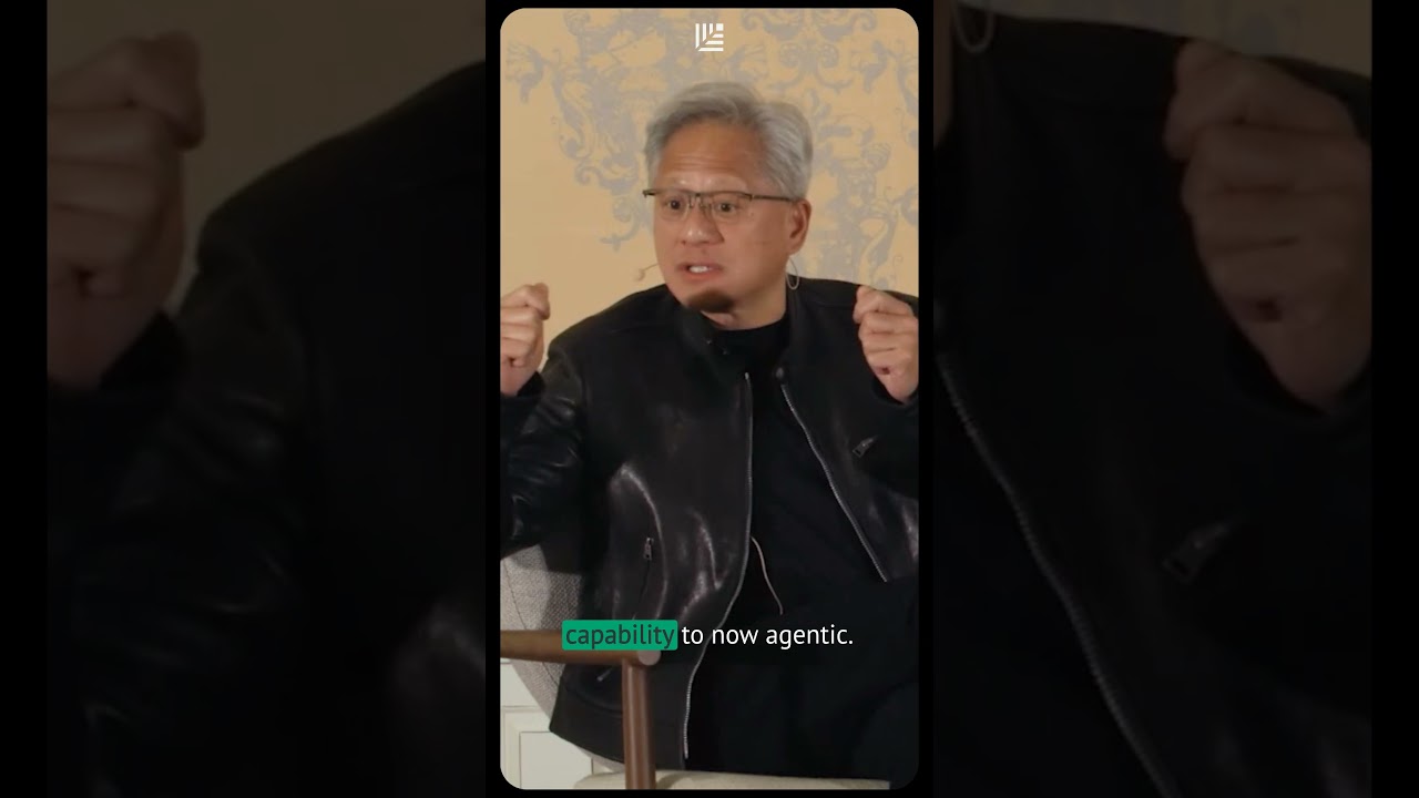 NVIDIA's Jensen Huang - Because it's able to do work, AI is valuable.