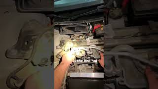 Tesla model 3 AC Freon recharge port location #automobile #fypシ #tesla