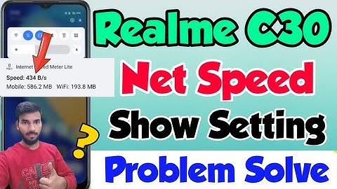 Realme C30 me Net Speed Problem kaise solve Kare | Realme c30 network Speed setting | Realme c30