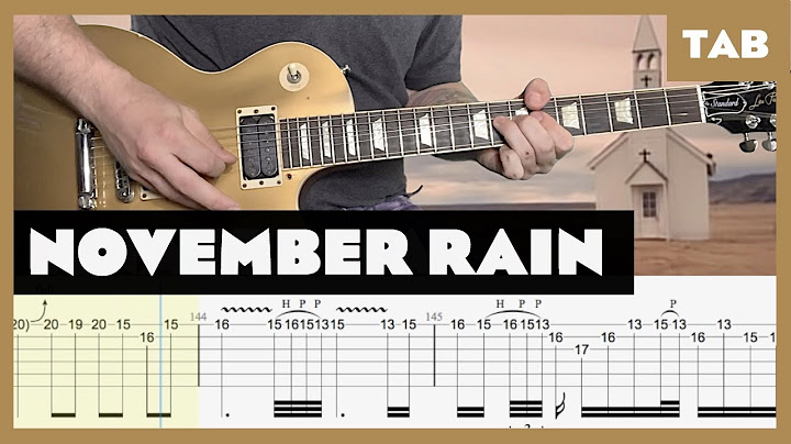 November Rain Guitar version - Guitar performance video thumbnail